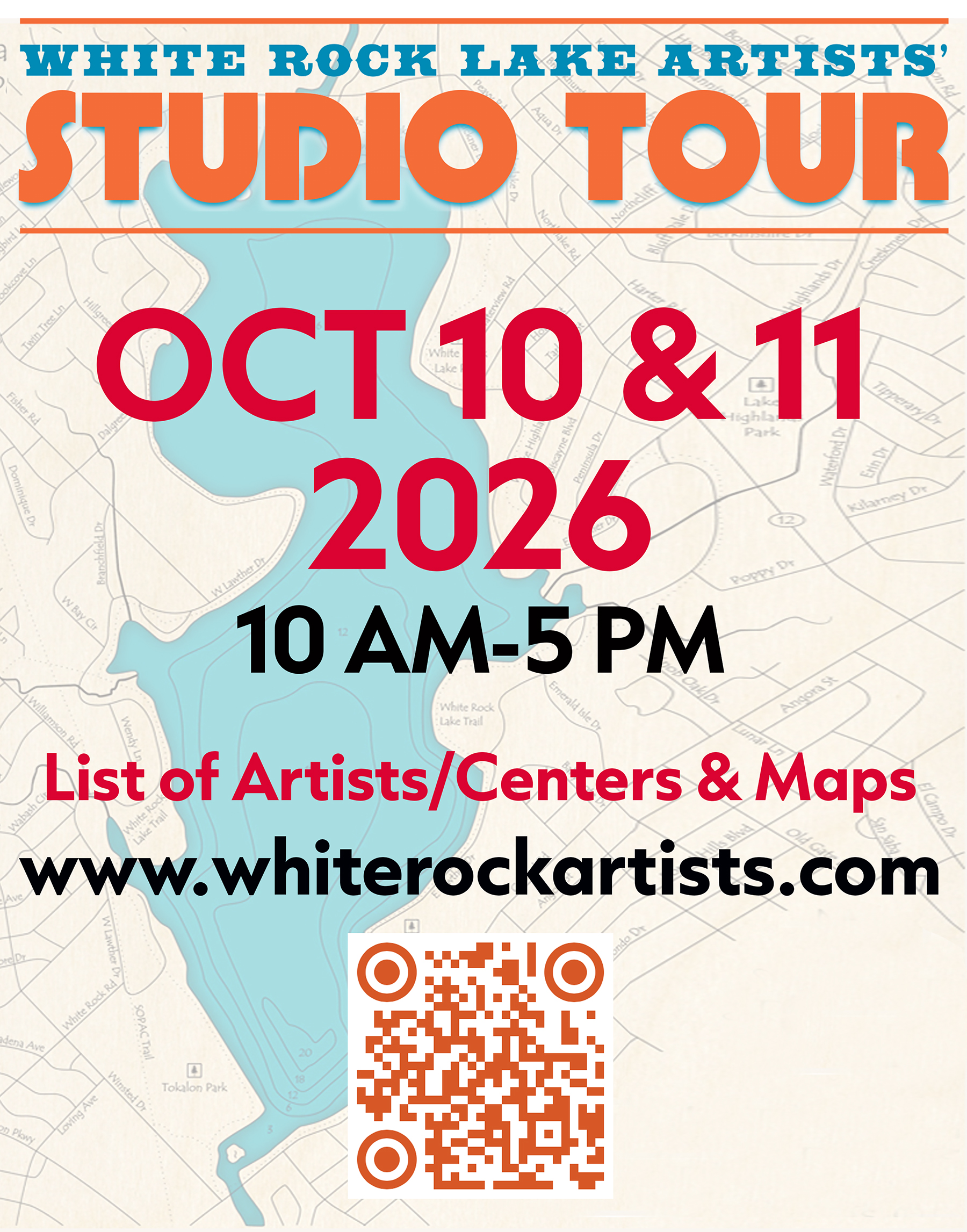 White Rock Lake Artists’ Studio Tour – 2026